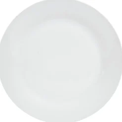 Assiette à dessert basique ronde blanche porcelaine