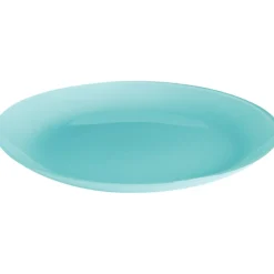 Assiette à dessert bleue