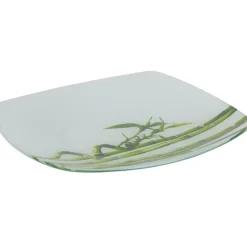 Assiette à dessert design bambou