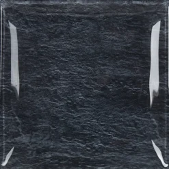 Assiette à dessert Luminarc décor minéral noir Rocksquare