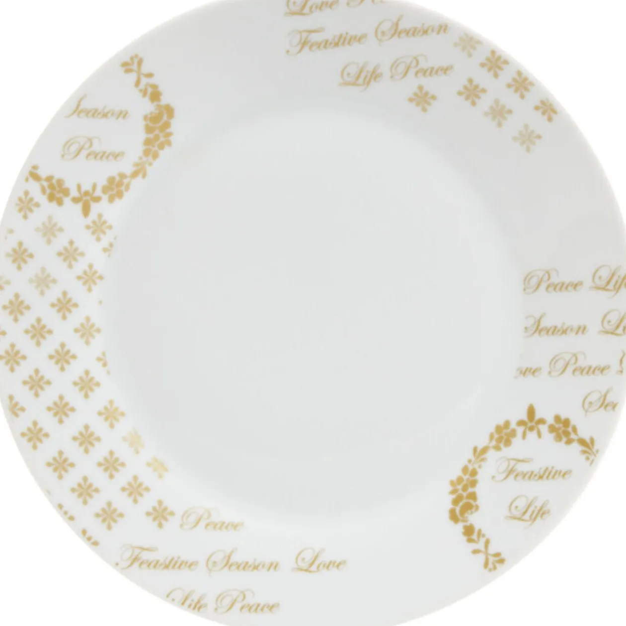 Assiette à dessert porcelaine Noël