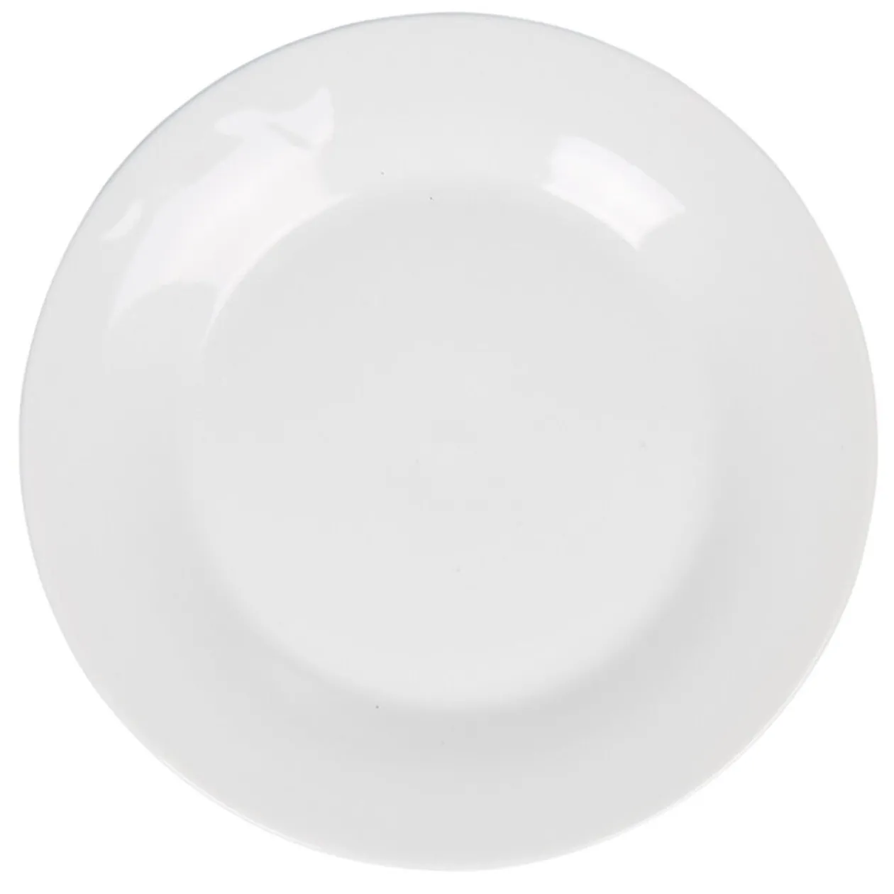 Assiette à dessert ronde blanche