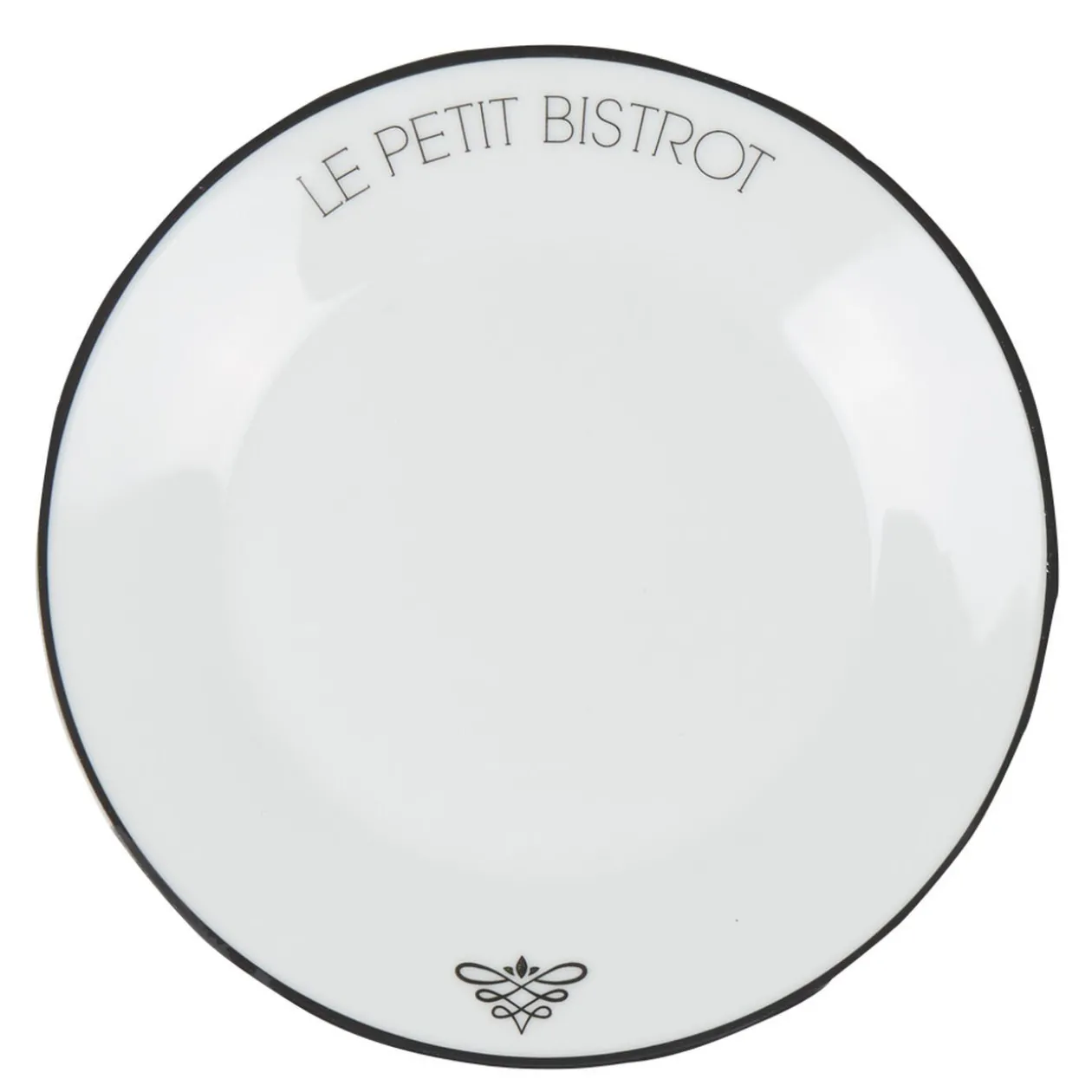 Assiette à dessert ronde Le petit bistrot