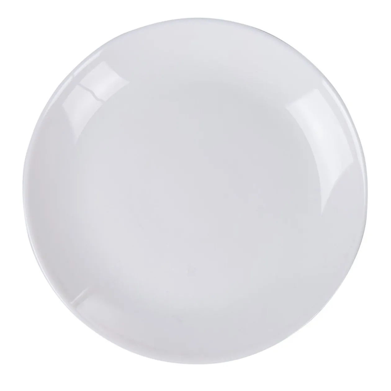 Assiette à dessert ronde Luminarc unie blanche Diwali