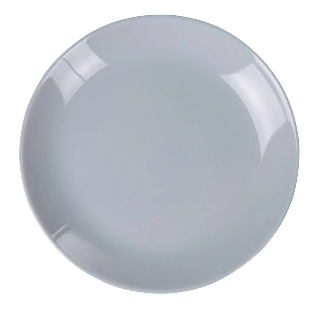 Assiette à dessert ronde Luminarc unie grise Diwali