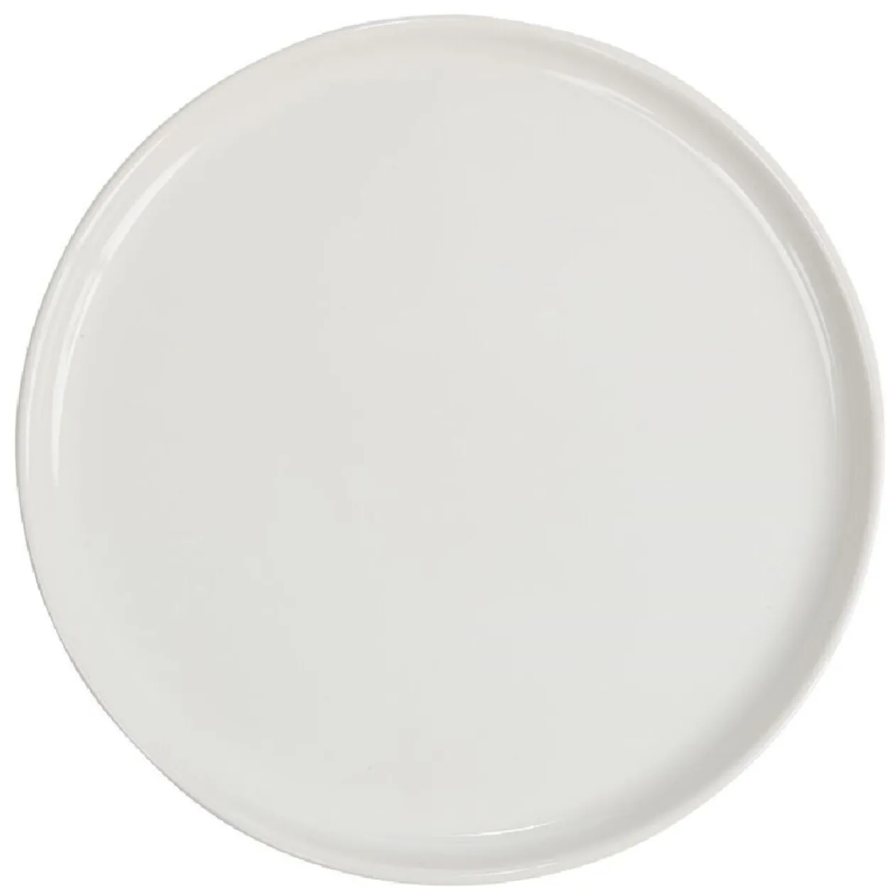 Assiette à dessert ronde Nordic porcelaine blanc