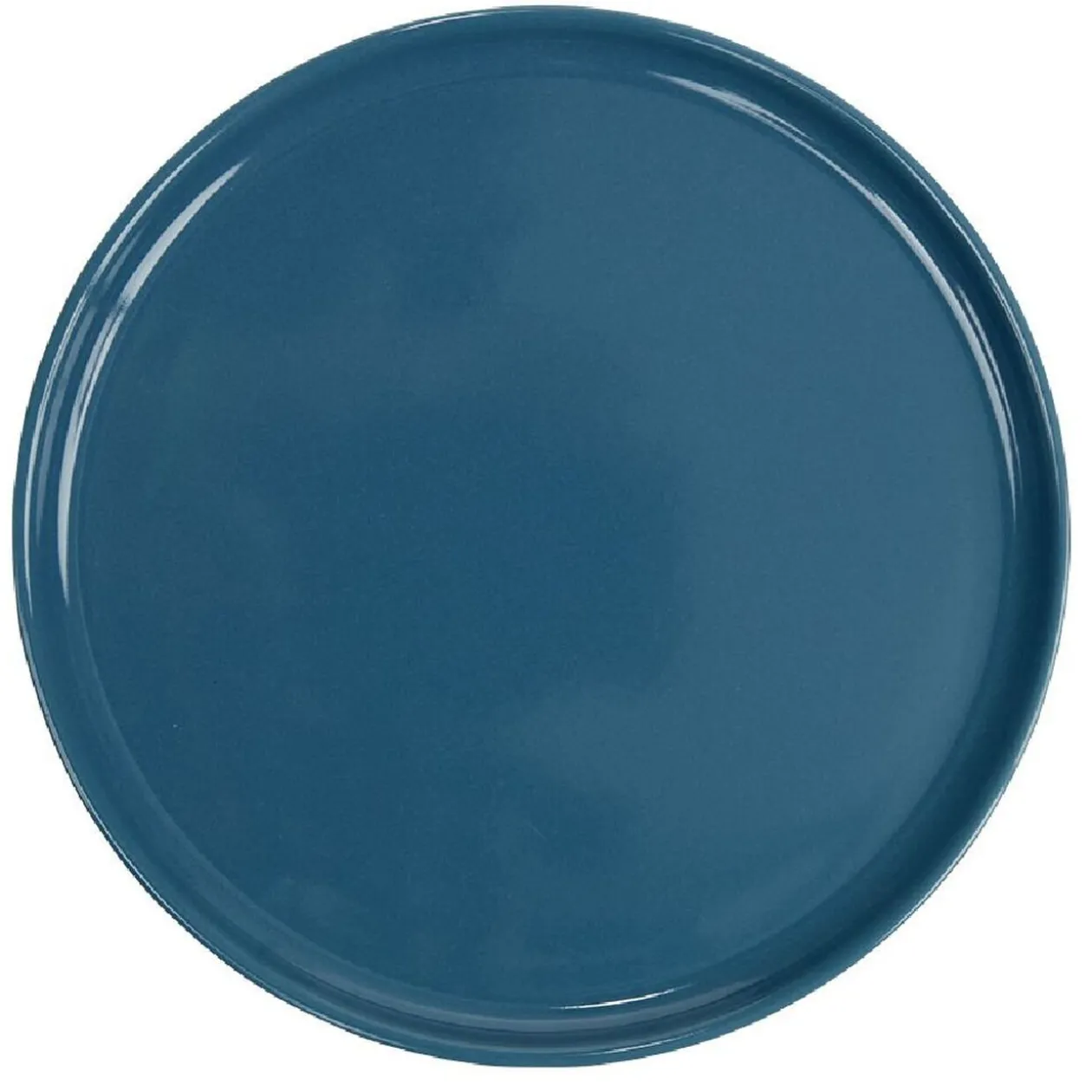 Assiette à dessert ronde Nordic porcelaine bleu