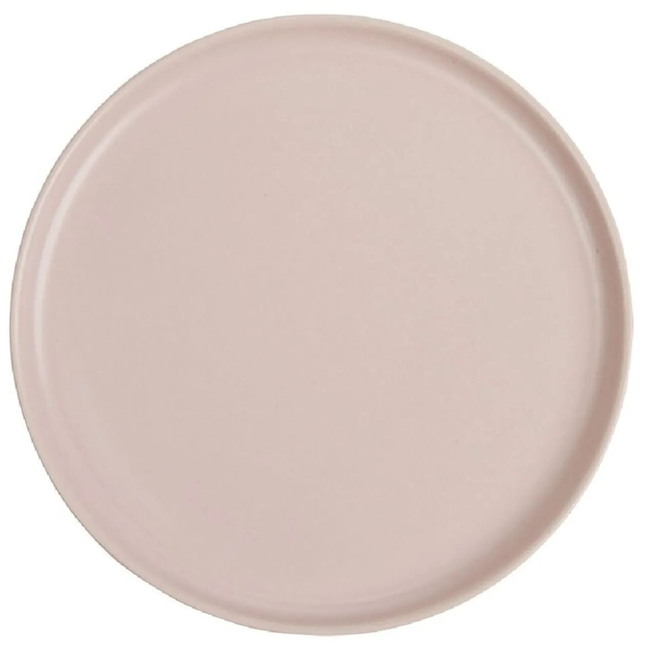 Assiette à dessert ronde Nordic porcelaine rose