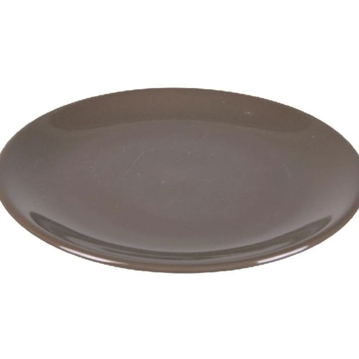 Assiette à dessert taupe