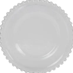 Assiette à dessert transparente