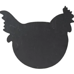 Assiette ardoise poule grand modèle