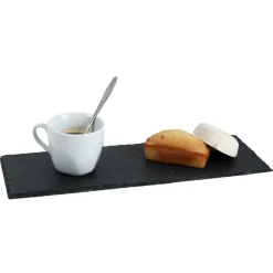 Assiette ardoise rectangulaire café gourmand x2