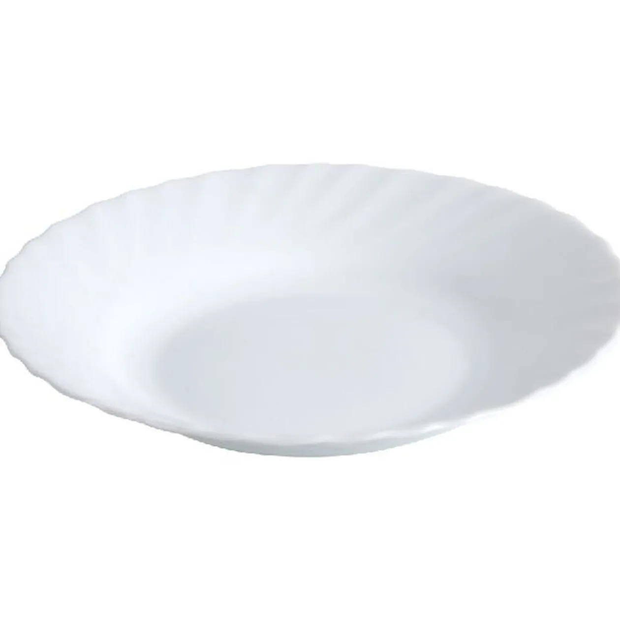 Assiette creuse blanche
