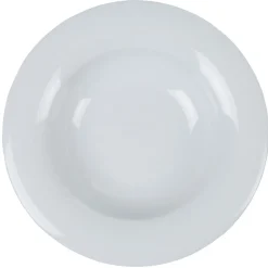 Assiette creuse blanche ronde Enzo