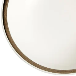 Assiette creuse en faïence avec liseré doré