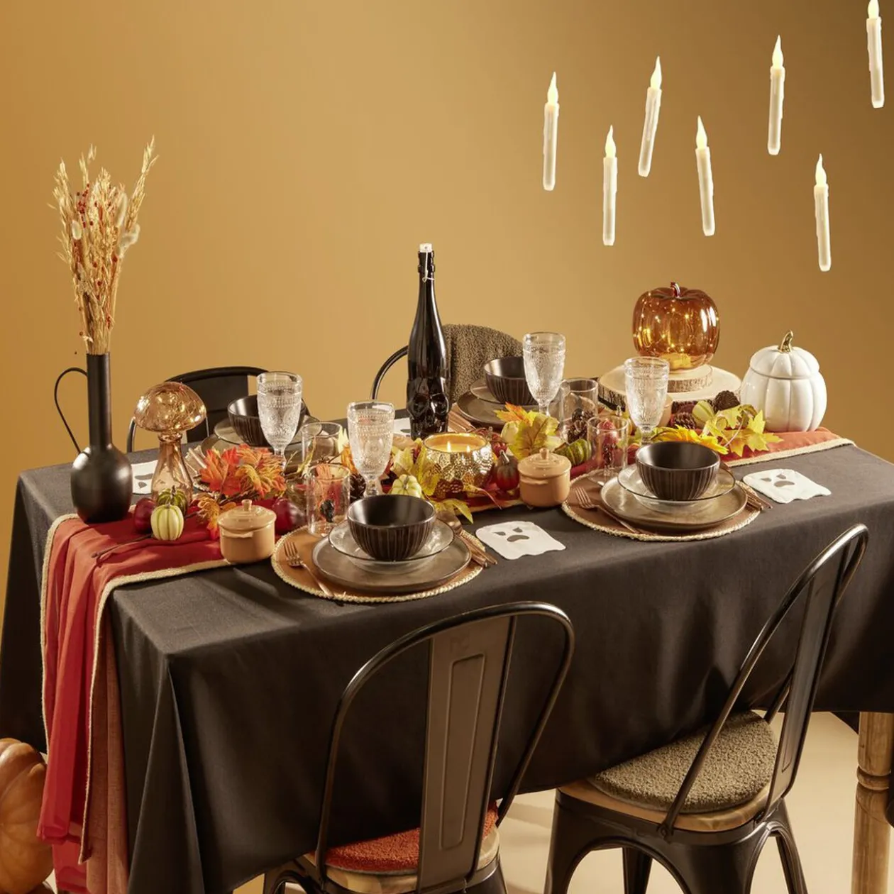 Assiette creuse verre transparent liseré noir Ø23cm