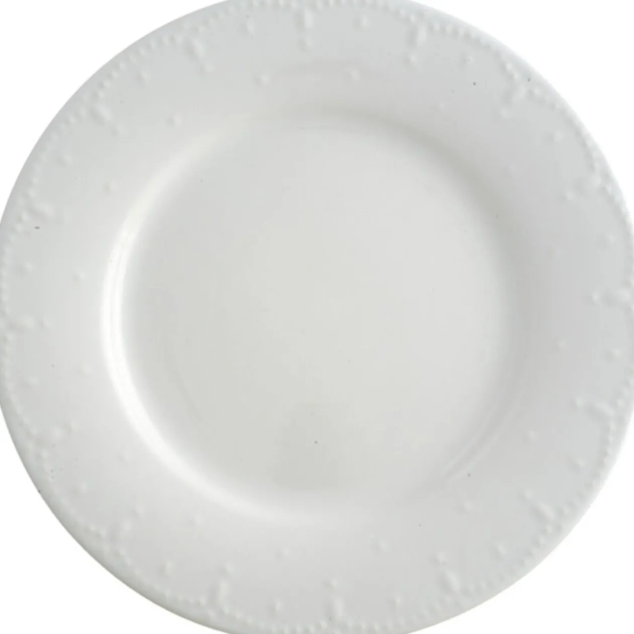 Assiette plate blanche