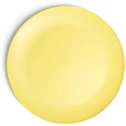 Assiette plate en plastique Ø23,5cm - 3 coloris