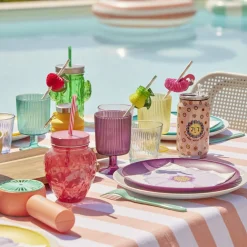 Assiette plate en plastique Ø23,5cm - 3 coloris