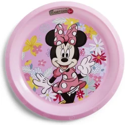 Assiette plate enfant Minnie Mouse plastique Ø21cm