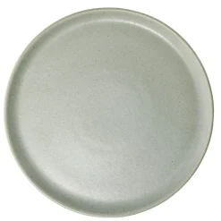Assiette plate Julie en grès vert Ø27cm