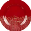 Assiette plate Luminarc rouge Flowerfield