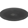 Assiette plate noire