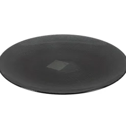 Assiette plate noire