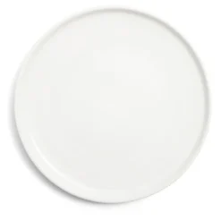 Assiette plate Oslo en grès blanc Ø27cm