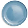 Assiette plate Oslo en grès bleu Ø27cm