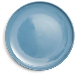 Assiette plate Oslo en grès bleu Ø27cm