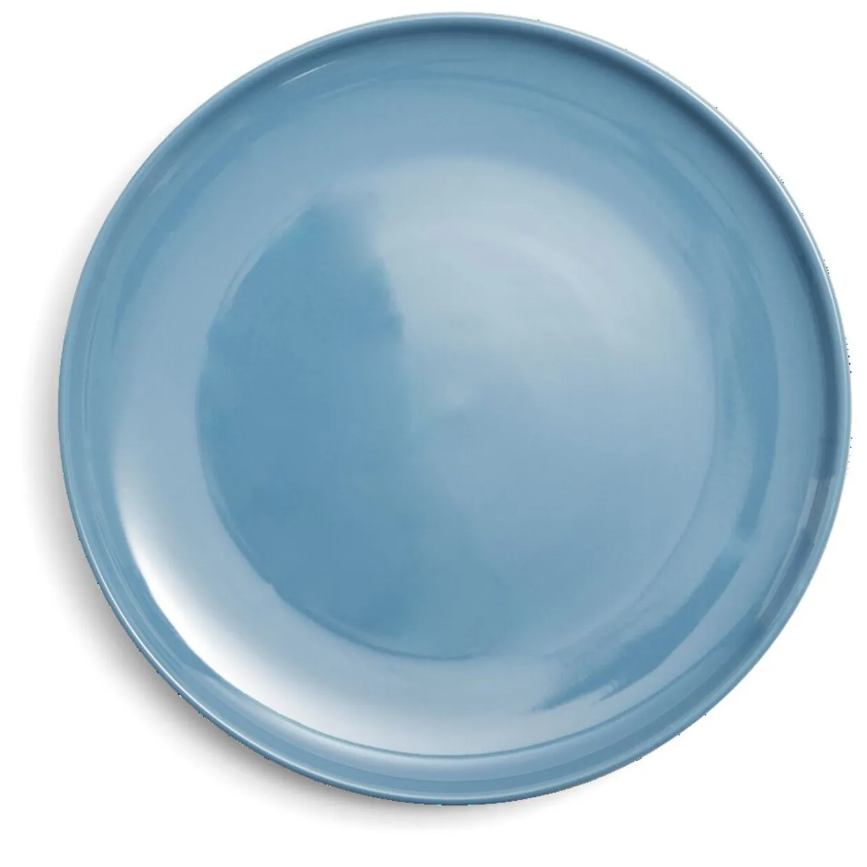 Assiette plate Oslo en grès bleu Ø27cm