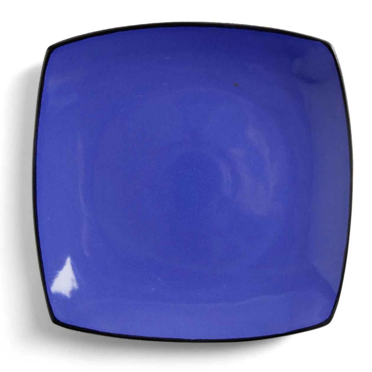 Assiette plate rectangulaire grès 27,5x27,5cm