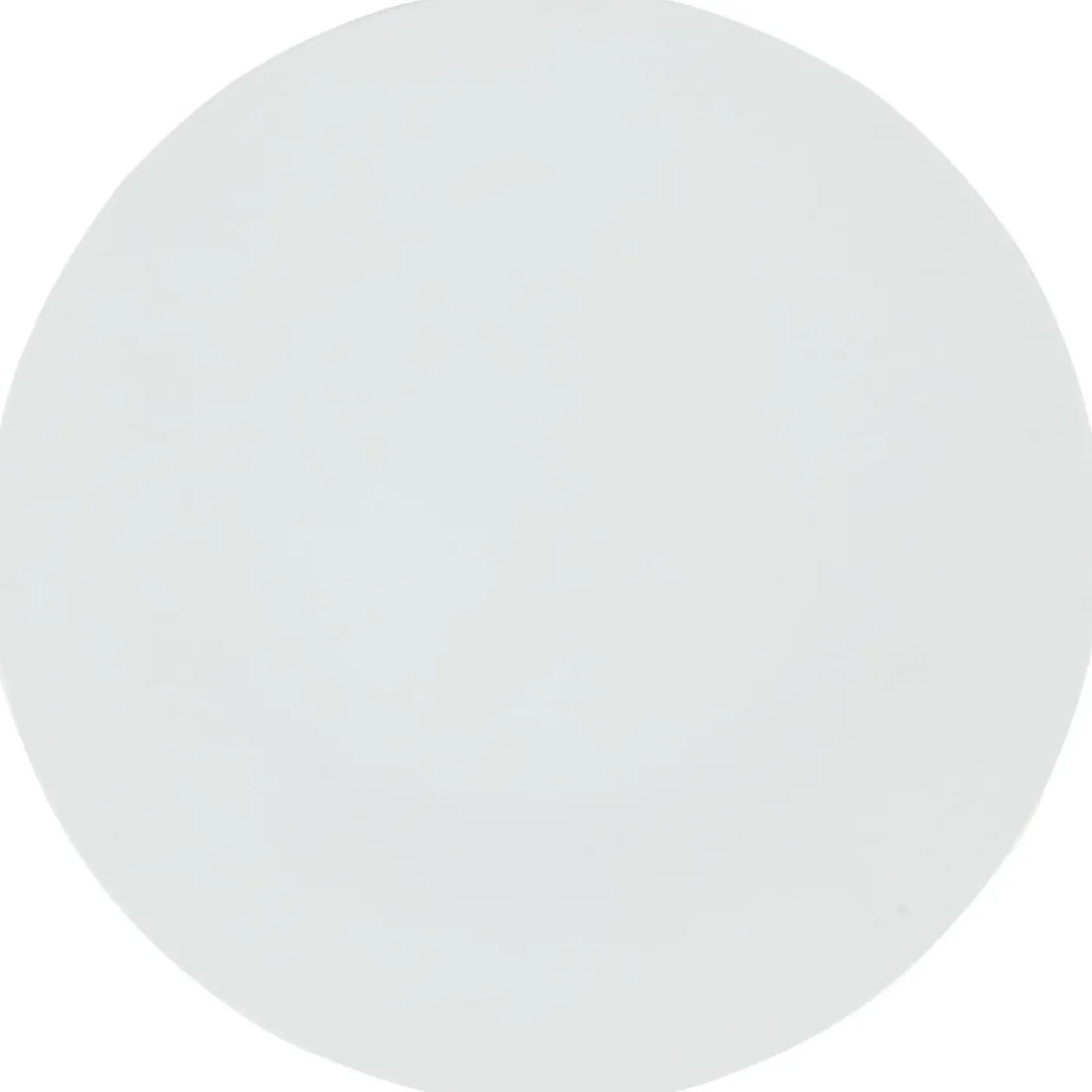 Assiette plate ronde blanche