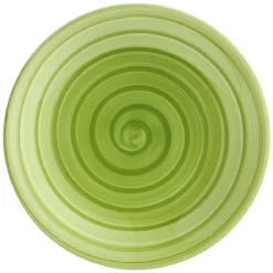 Assiette plate ronde déco spirale Ø25 cm