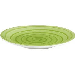 Assiette plate ronde déco spirale Ø25 cm