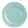 Assiette plate ronde Luminarc bleu ciel Zana