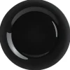 Assiette plate ronde Luminarc noire Zana