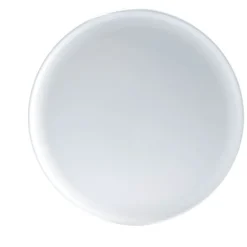 Assiette plate ronde Oslo blanche