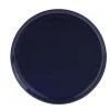 Assiette plate ronde Oslo bleue