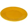 Assiette plate verte ou jaune