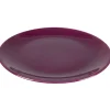 Assiette plate violette