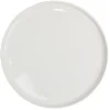 Assiette ronde plate Nordic porcelaine blanc