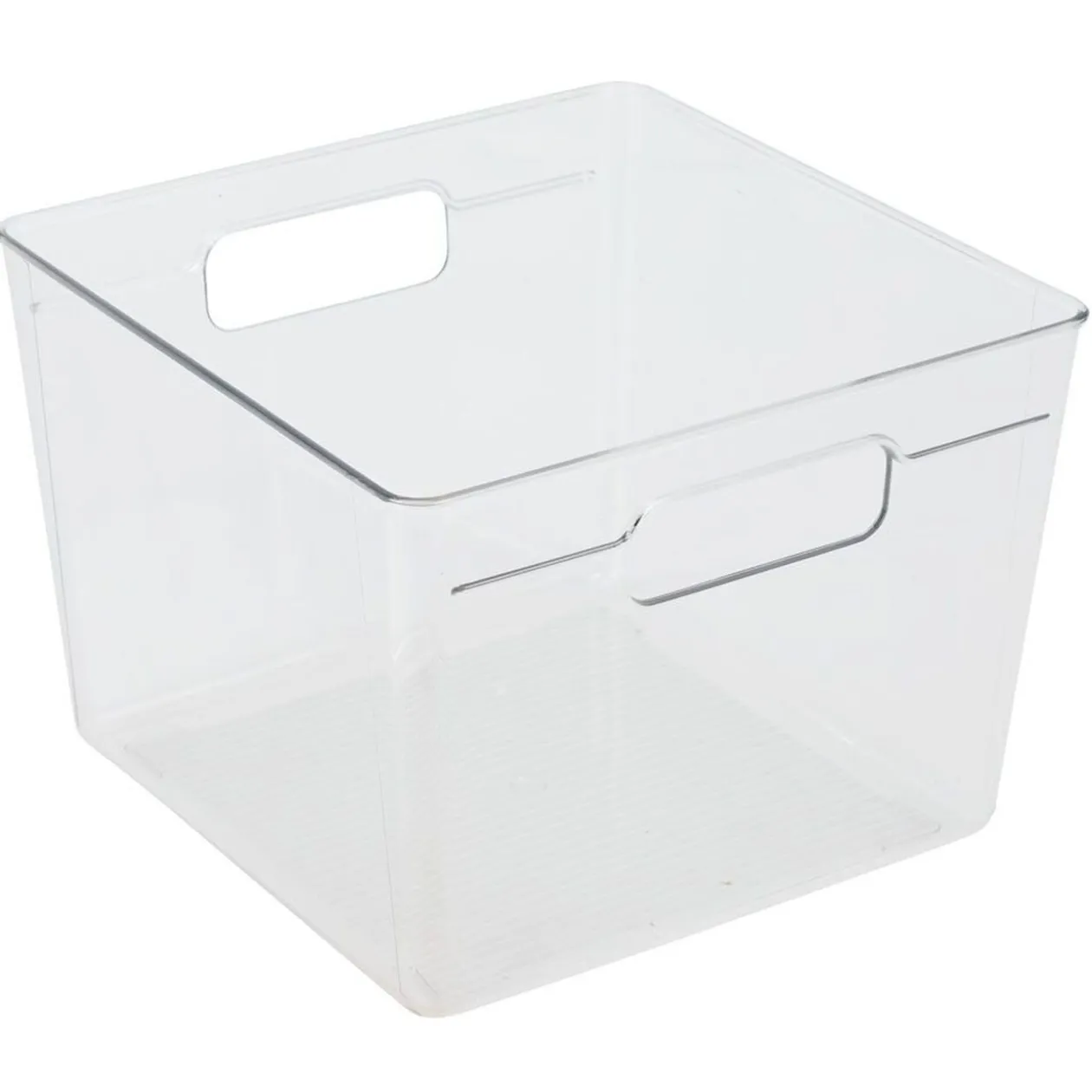 Bac de rangement carré transparent pour frigo 5,5L