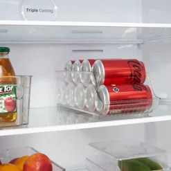 Bac de rangement frigo distributeur canettes 34x13xH10cm