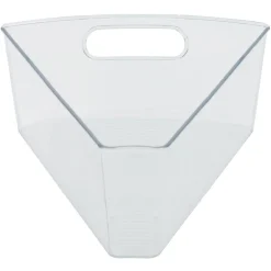 Bac de rangement triangulaire transparent pour frigo 3L