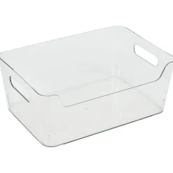 Bac rangement frigo 5L plastique transparent 27,2x18,7xH11cm