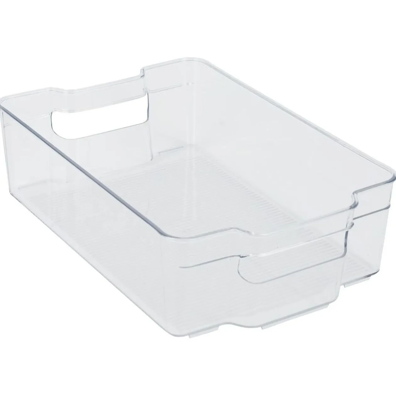 Bac rangement frigo 5,8L plastique transparent 32,5x21,5xH9cm