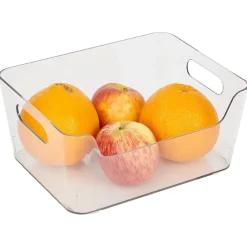 Bac rangement frigo 3,5L plastique transparent 22,4x17,3xH10cm