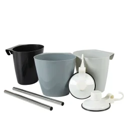 Barre à suspendre et 3 pots amovibles